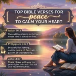 Top Bible Verses for Peace to Calm Your Heart