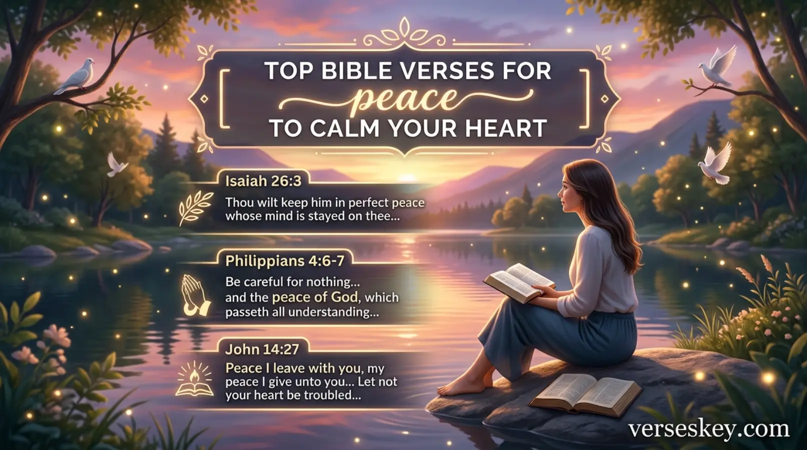 Top Bible Verses for Peace to Calm Your Heart