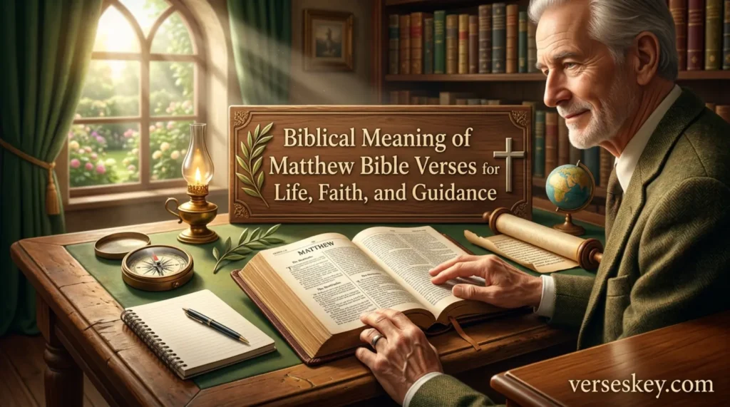 Biblical Meaning of Matthew Bible Verses for Life, Faith, and Guidance