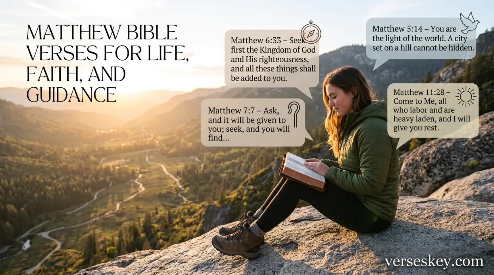 Matthew Bible Verses for Life, Faith & Guidance