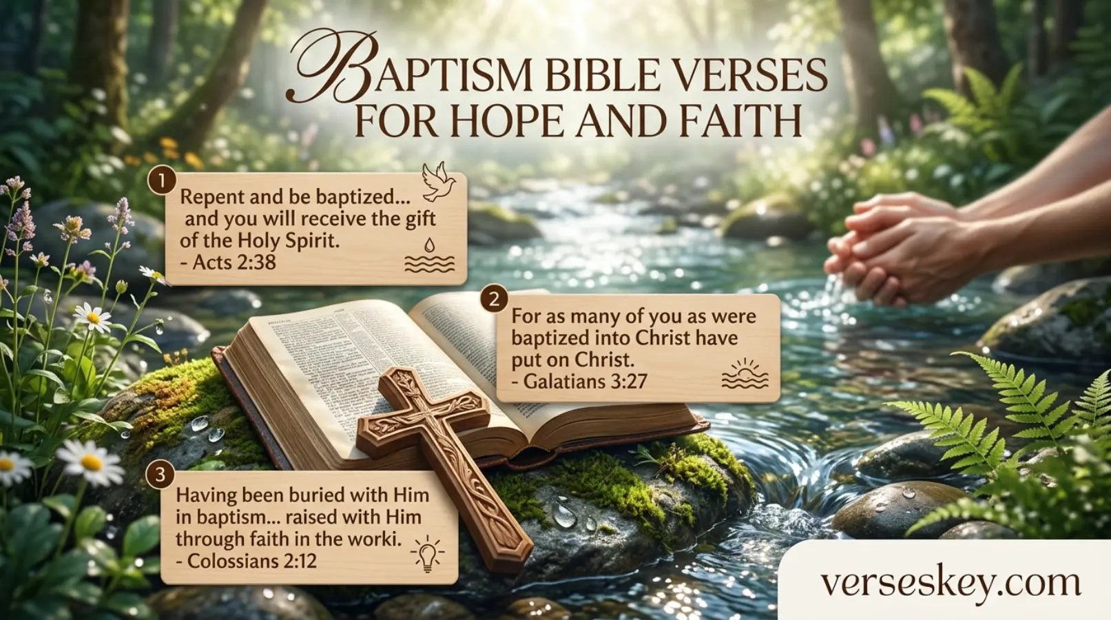 Baptism Bible Verses for Hope and Faith