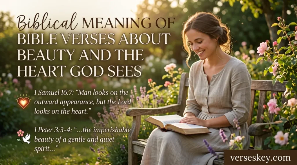 Biblical Meaning of Bible Verses About Beauty and the Heart God Sees