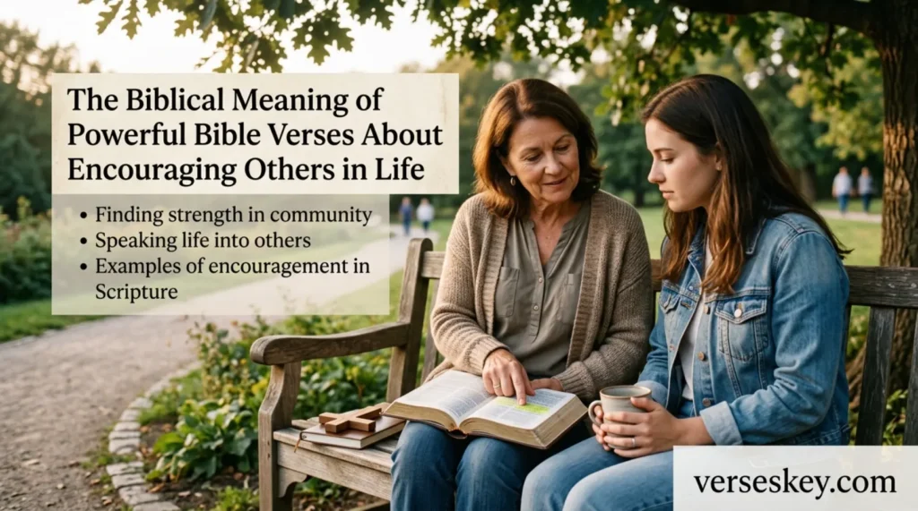 Biblical Meaning of Powerful Bible Verses About Encouraging Others in Life