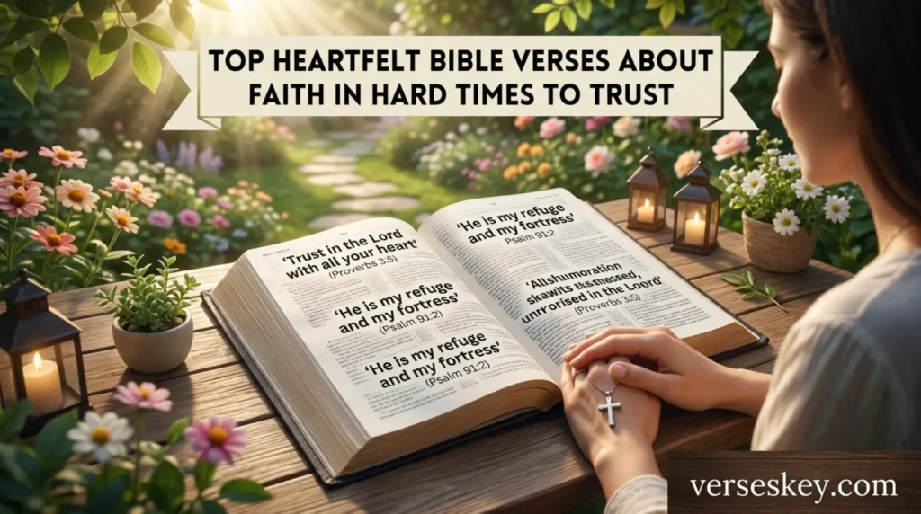 Top Heartfelt Bible Verses About Faith in Hard Times to Trust