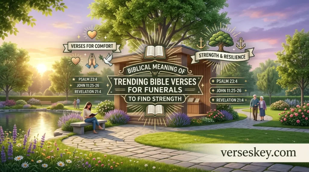 Biblical Meaning of Trending Bible Verses for Funerals to Find Strength
