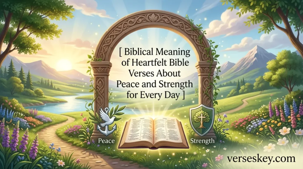 Biblical Meaning of Heartfelt Bible Verses About Peace