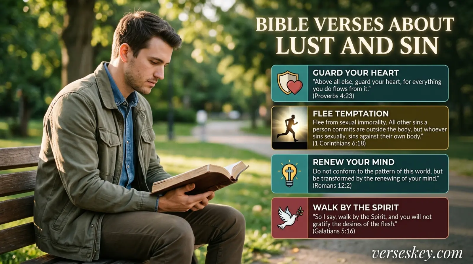 Bible Verses About Lust and Sin