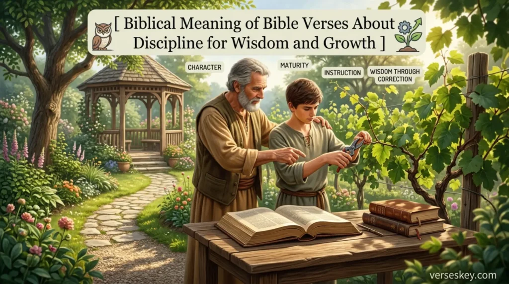 Biblical Meaning of Bible Verses About Discipline for Wisdom and Growth