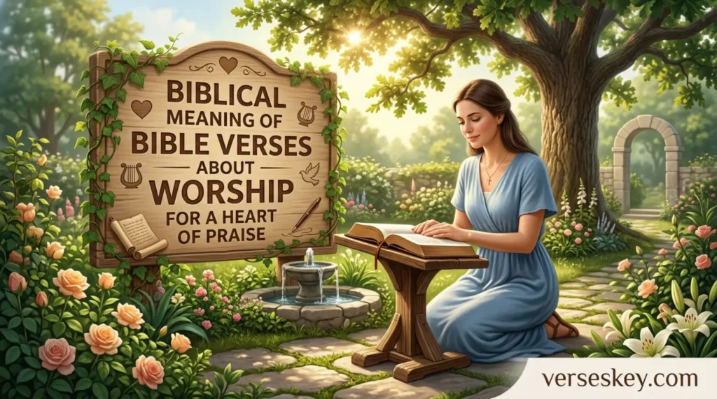 Biblical Meaning of Bible Verses About Worship