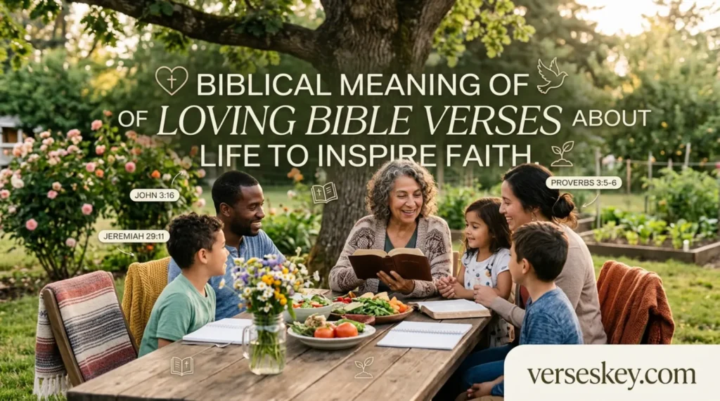 Biblical Meaning of Loving Bible Verses About Life
