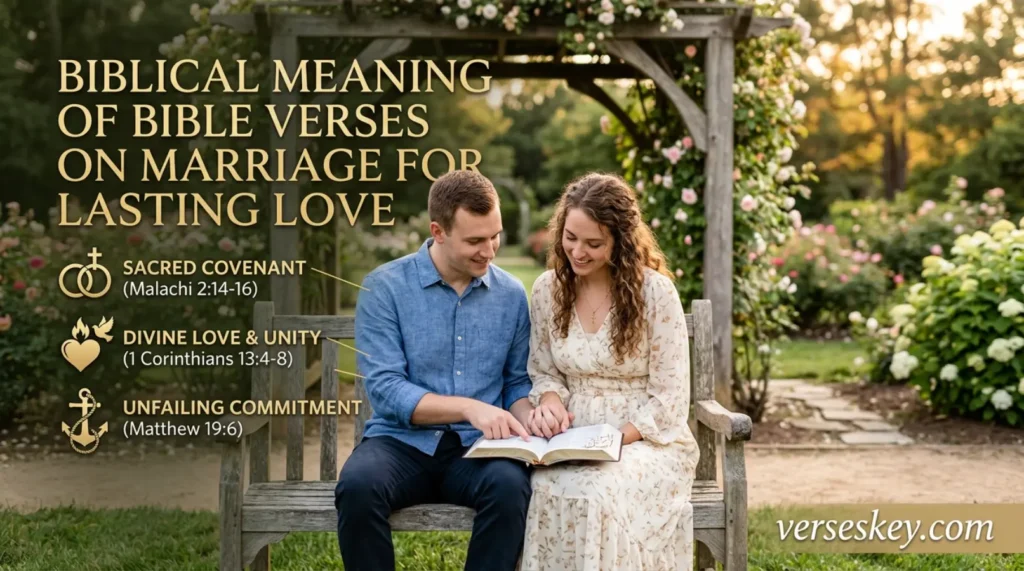 Biblical Meaning of Bible Verses on Marriage for Lasting Love