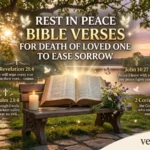 Rest in Peace Bible Verses for Death of Loved One to Ease Sorrow