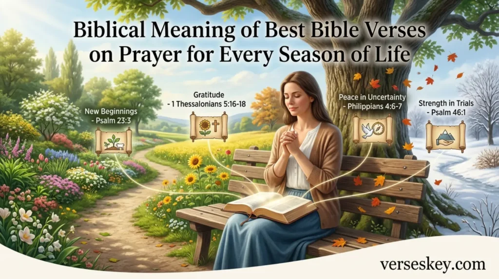 Biblical Meaning of Best Bible Verses on Prayer for Every Season of Life