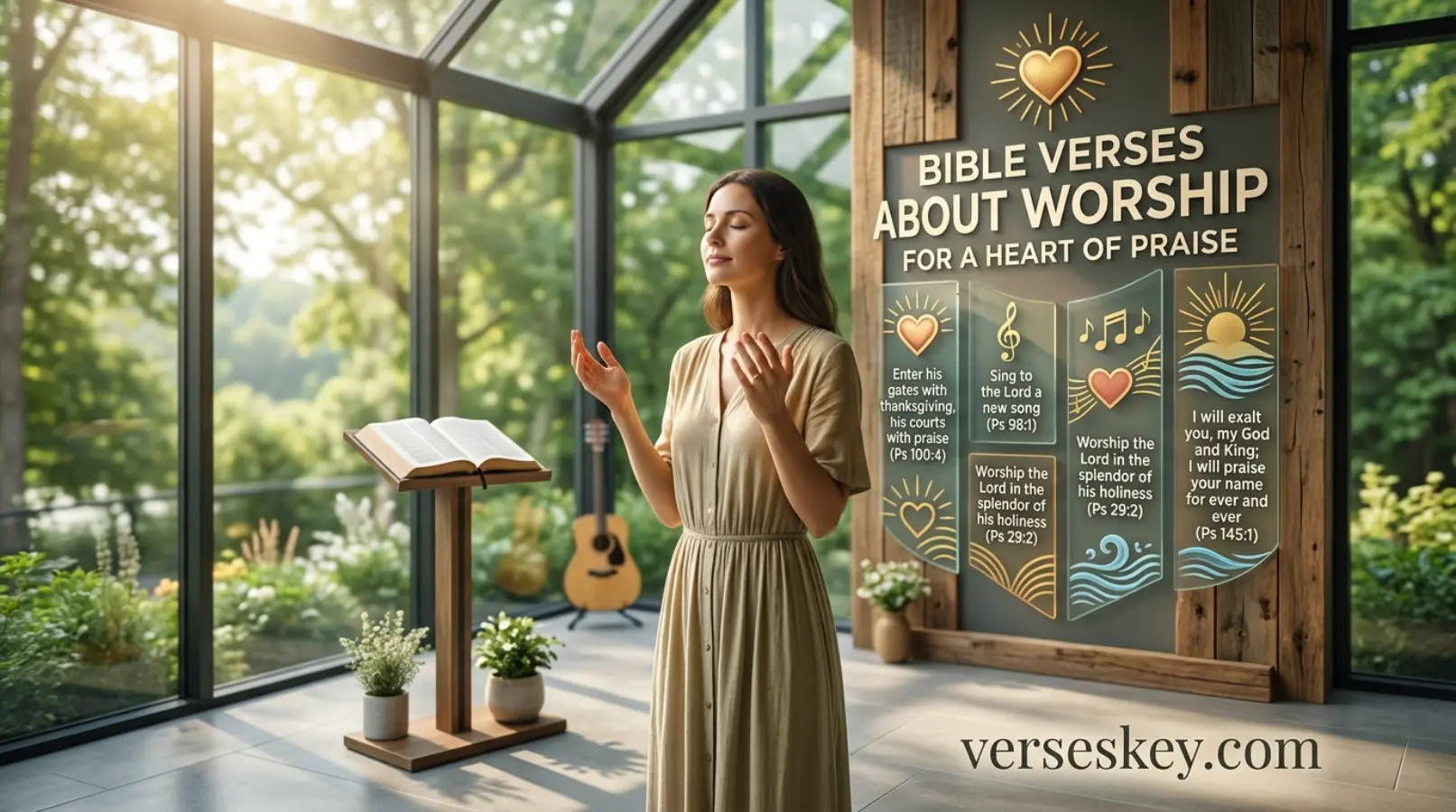 Bible Verses About Worship for a Heart of Praise