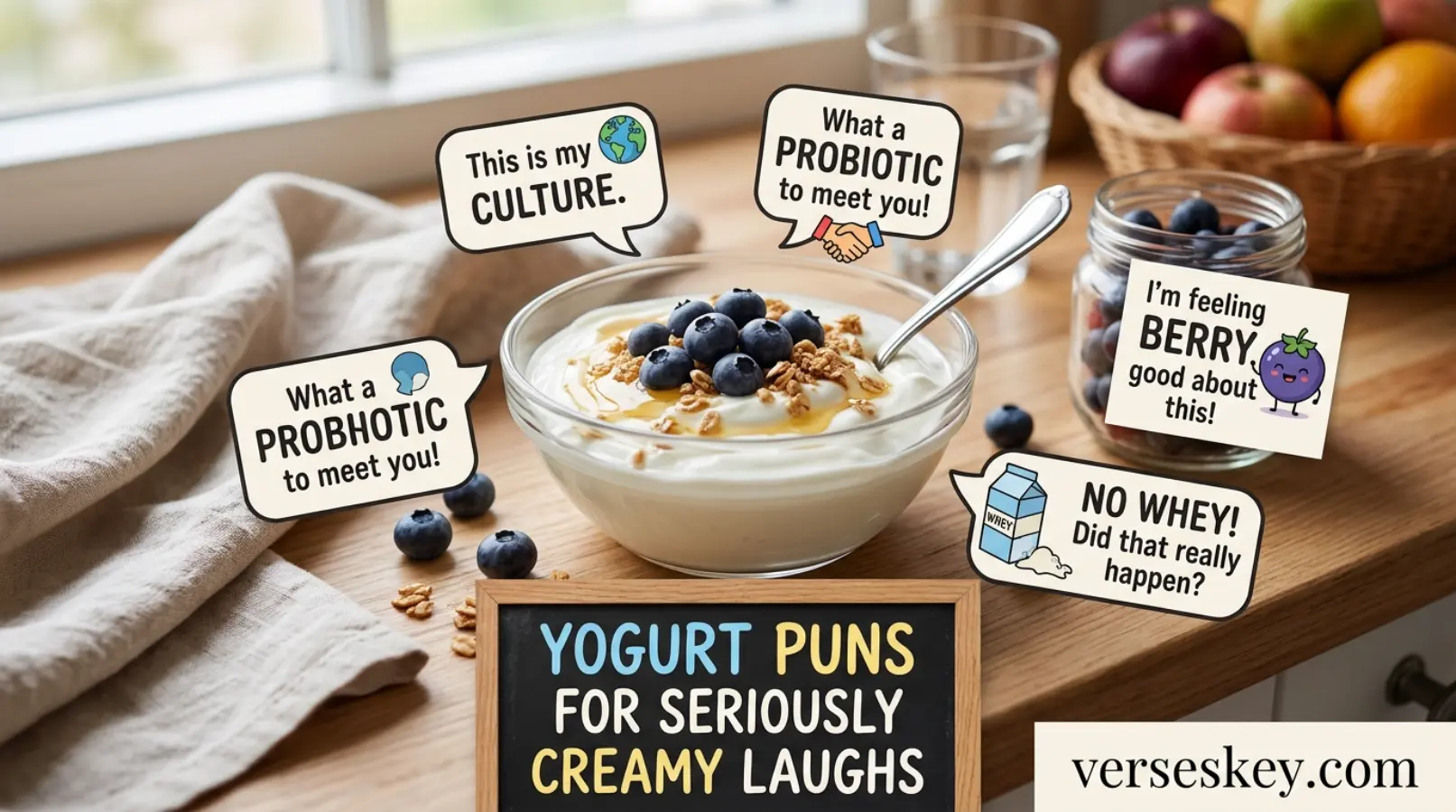 Yogurt Puns for Seriously Creamy Laughs