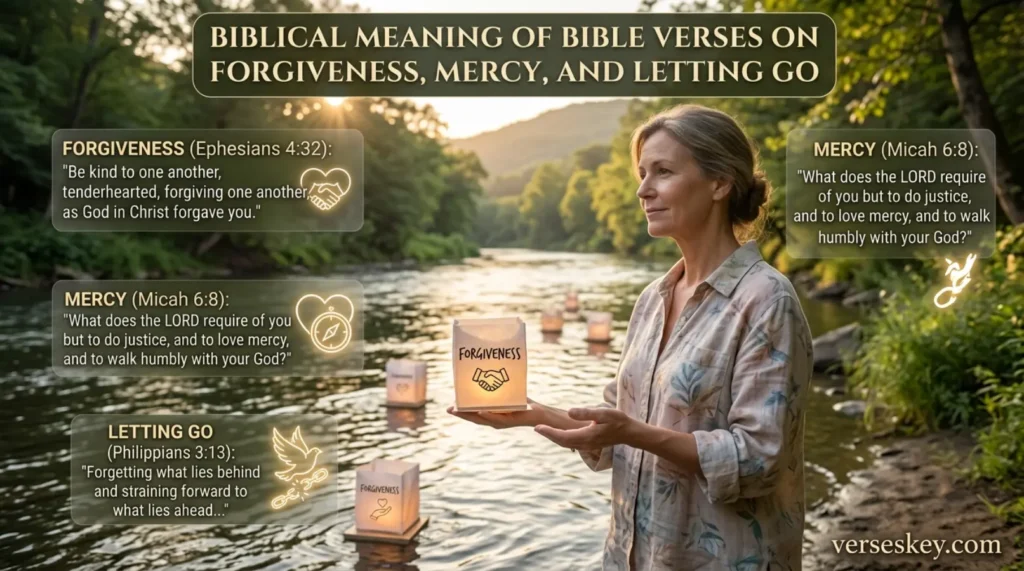 Biblical Meaning of Bible Verses on Forgiveness, Mercy, and Letting Go