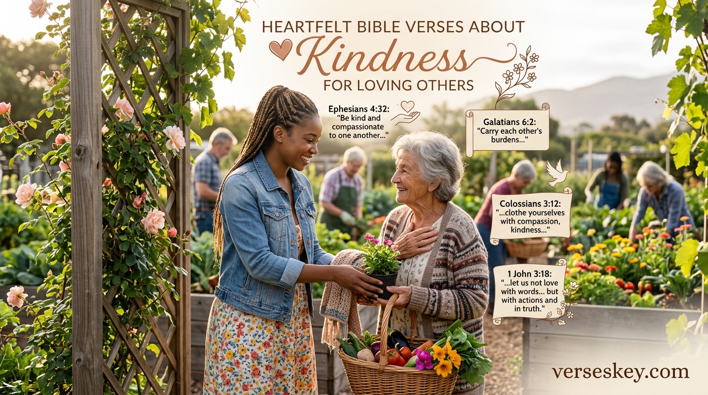 Heartfelt Bible Verses About Kindness for Loving Others