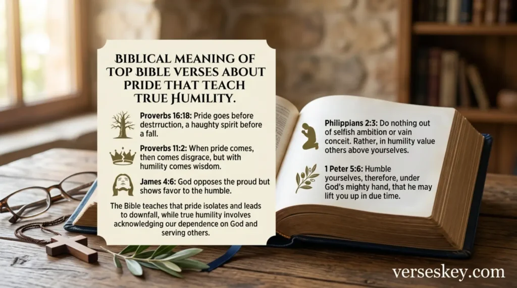 Biblical Meaning of Top Bible Verses About Pride That Teach True Humility