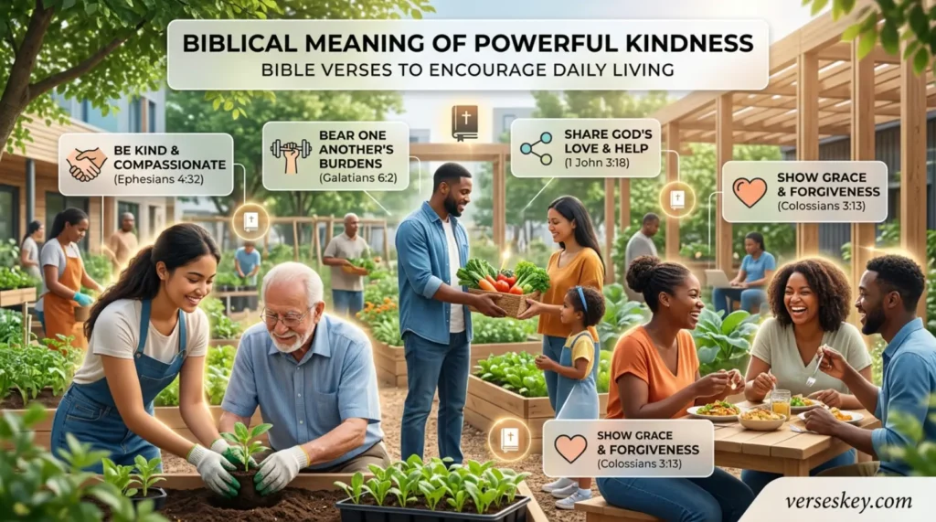 Biblical Meaning of Powerful Kindness Bible Verses to Encourage Daily Living