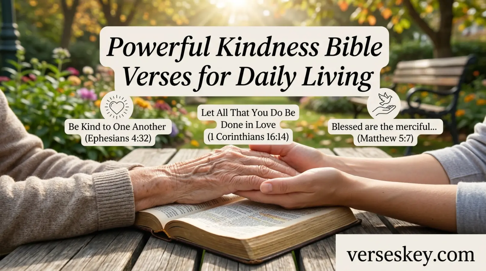 Powerful Kindness Bible Verses for Daily Living