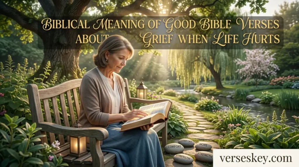 Biblical Meaning of Good Bible Verses About Grief When Life Hurts