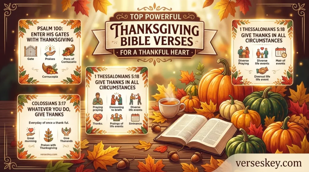 Top Powerful Thanksgiving Bible Verses for a Thankful Heart