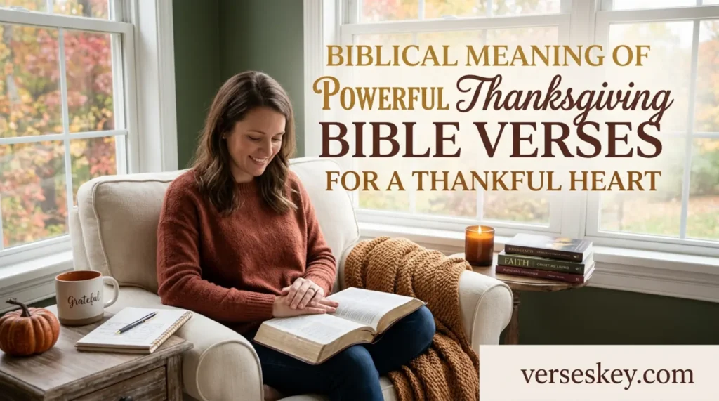 Biblical Meaning of Powerful Thanksgiving Bible Verses for a Thankful Heart