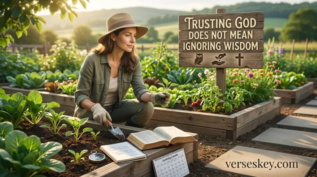 Trusting God Does Not Mean Ignoring Wisdom