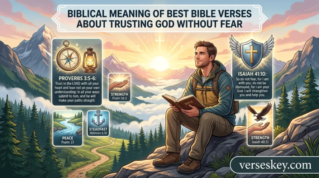 Biblical Meaning of Best Bible Verses About Trusting God Without Fear
